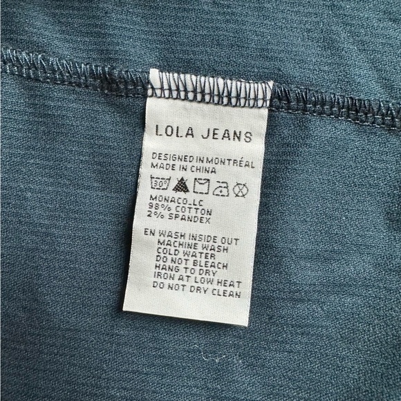 LOLA JEANS Corduroy Blazer Suit MONACO JACKET LAZURITE Blue Size XL - Picture 8 of 8